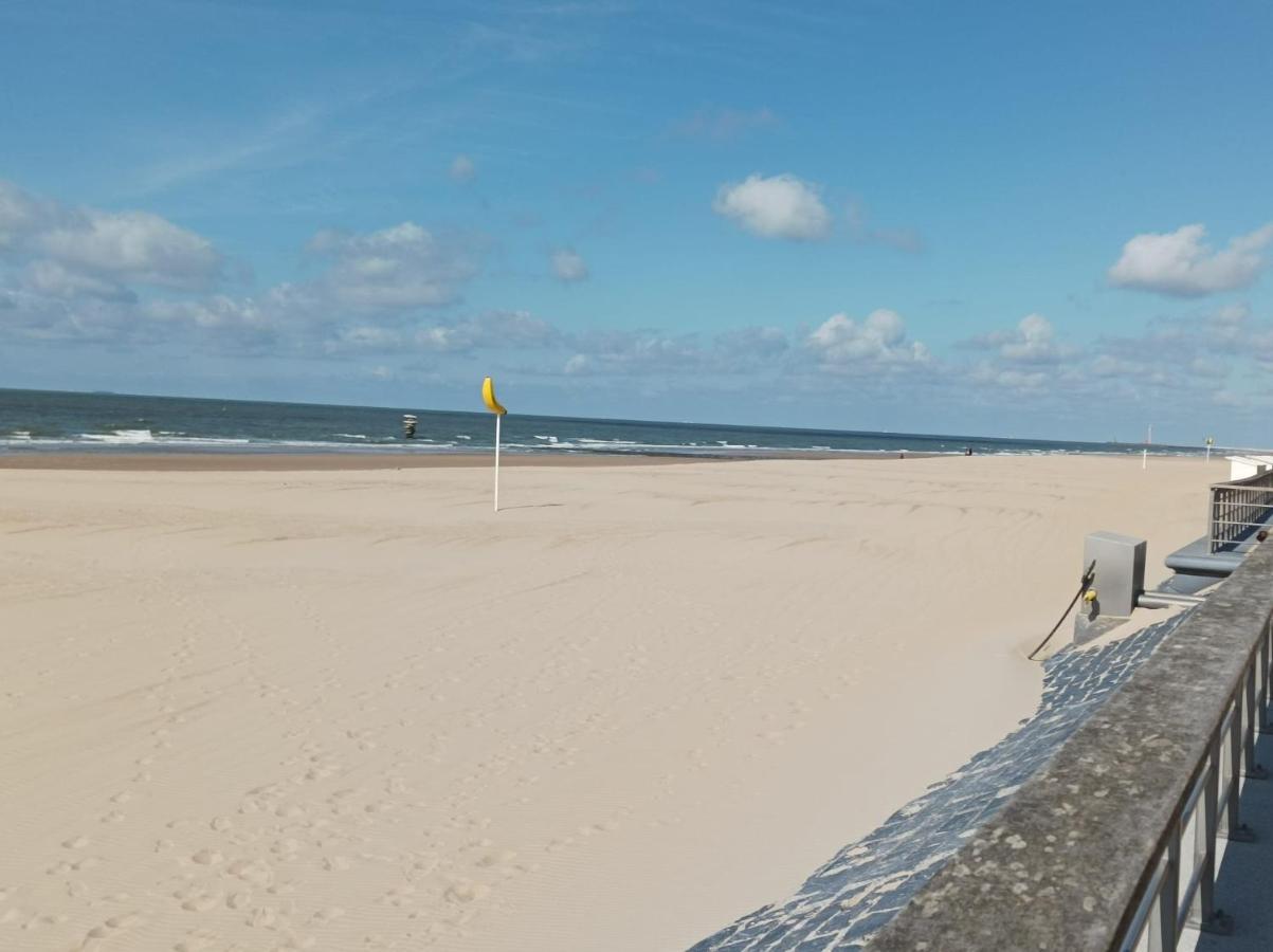 Frontaal Zeezicht In Appartement De Strandjutter Oostende Exterior foto