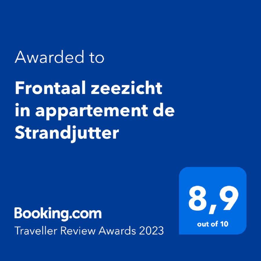 Frontaal Zeezicht In Appartement De Strandjutter Oostende Exterior foto